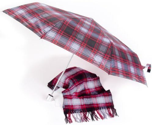 Cloudnine Umbrella and Scarf Gift Set (Burgandy)