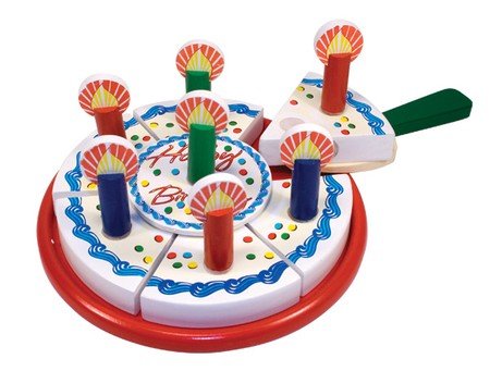 51KVNAMFETL Wooden Birthday Cake