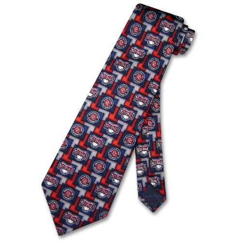 WASHINGTON NATIONALS SILK NeckTie MLB Baseball Men's Pattern Neck Tie