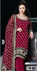 Designer Chiffon with Work Unstitched Salwar Kameez - 15003D
