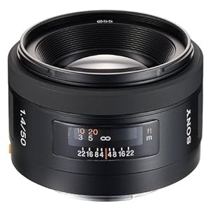 Sony SAL50F14 Objectif standard 50 mm F1.4 Luminosité extrême