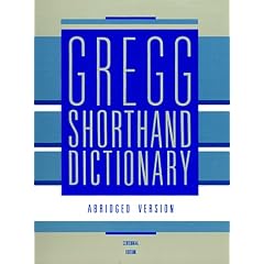 Gregg Shorthand Dictionary