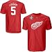 Sporting Goods : Reebok Detroit Red Wings Nicklas Lidstrom Youth Stanley Cup Player Name & Number T-Shirt