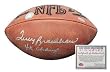 Terry Bradshaw Pittsburgh Steelers NFL Hand Signed Football NFL Leather Football Inscription 4x Cham