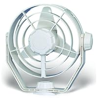 HELLA 003361022 '3361 Series' 12V DC 2 Speed Turbo Fan with White Housing