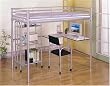 Bunk Bed With Desk and Shelf By Acme Furniture