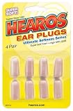 Hearos Ultimate Softness Series Ear Plugs, 4 Count (Pack of 6)