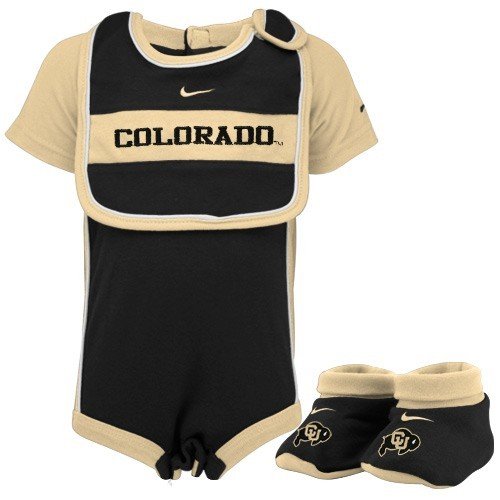 Nike Colorado Buffaloes Infant Black Three Piece Gift Set