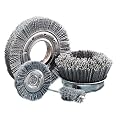 SAIT 04150 6-by-2-Inch Arbor 120 Grit Large Diameter Angle Grinder Nylon Abrasive Brush