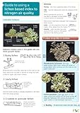 Guide to using a lichen based index to nitrogen air quality