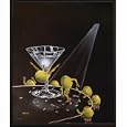 Even Dirtier Martini Flush-Mount Framed Canvas - 22x26"