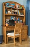 LC Kids Sundance Computer Desk and Hutch with Optional Chair Sundance Study Series