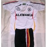 GERMANY ALEMANIA KIDS BOYS SOCCER JERSEY SET SIZES:4/6/8/10