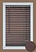 Achim Home Furnishings Luna 2-Inch Vinyl Blind, 33 by 64-Inch, Mahogany