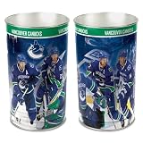 Vancouver Canucks Official 15" Tall NHL Wastebasket