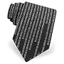 Ties Suck in Binary Code Tie by Mr. G33K - Black Microfiber