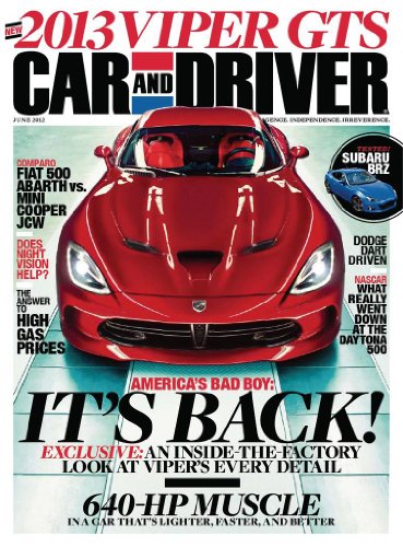 Car and Driver (1-year auto-renewal)