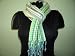 Green / Yellow100% Viscose Yarn Dyed Stole