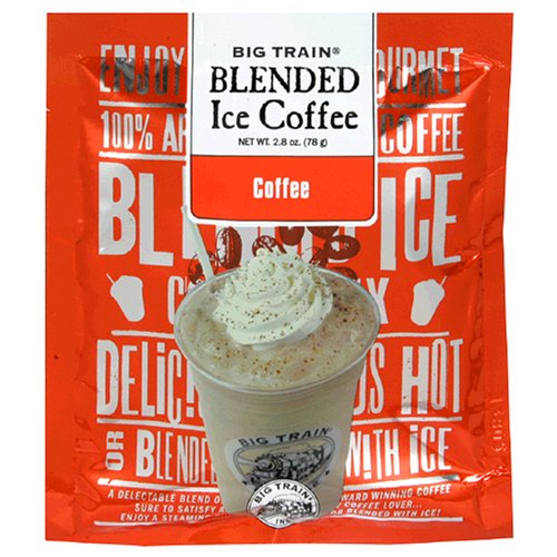 Big Train Coffee Blended Ice Coffee (single serve bag), Pack of 25 2.8-Ounce Units (70-Ounces)