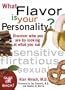 What Flavor is Your Personality?  Discover Who You Are by Looking at What You Eat
