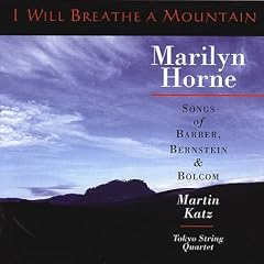 I Will Breathe a Mountain - Songs Of Barber, Bernstein And Bolcom