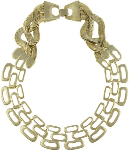 ATHING_Jewelry Unisex Simple Gold/Silver Snake Chain Statement Necklace Hip Hop Choker Necklace Jewelry