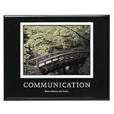 Advantus Communication Framed Poster - 30 Width x 24 Height