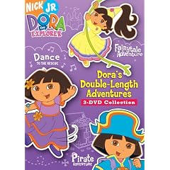 Dora the Explorer - Dora's Double-Length Adventures (Fairytale Adventure   Dance to the Rescue ... by 