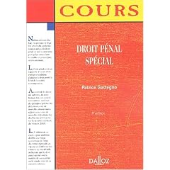 Droit p�nal sp�cial