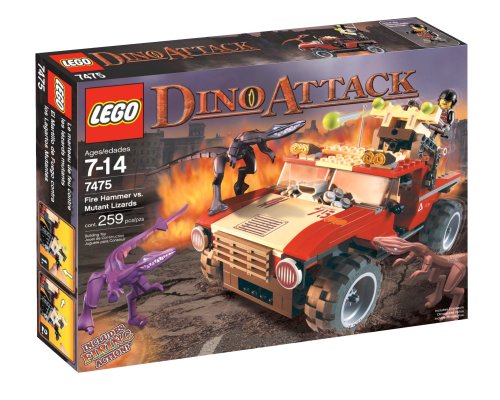 LEGO Dino Attack Fire Hammer vs. Mutant Lizard LEGO Dino Attack Fire Hammer vs. Mutant Lizard