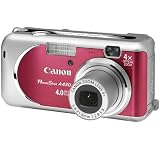 Canon PowerShot A430 Red Digital Camera [4MP 4 X Optical]