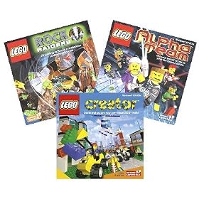 Lego Three Pack (Lego Alpha Team / Lego Creator /Lego Rock Raiders)