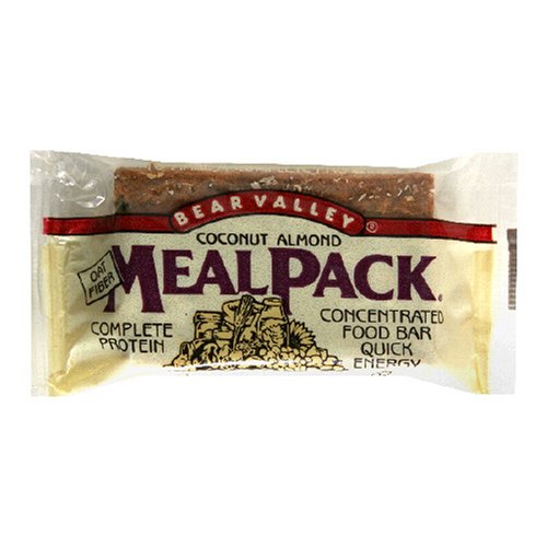 Bear Valley Mealpack Bars, Coconut Almond, 3.75-Ounce Bars (Pack of 12) by Bear Valley
