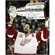 Brendan Shanahan Autographed 2002 Holding Stanley Cup 8x10 Photograph