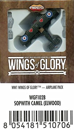 ARES Wings of Glory WWI 3x3 Sopwith Camel Elwood - Built Model Plane #WGF102B