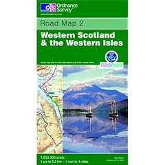 Western Scotland and the Western Isles (Road Map)