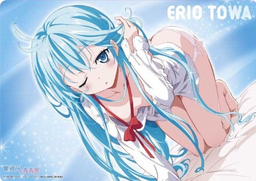 Denpa Onna to Seishun Otoko A3 Clear Desk Mat [Erio Waking Up]-image