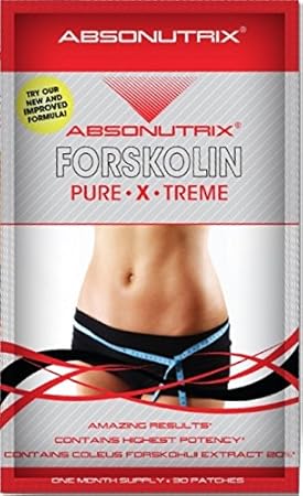 Absonutrix Forskolin Pure Xtreme 20% extract-30 weightloss patches