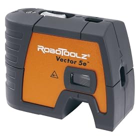 Robotoolz RT-7610-5 Electronic Self-Leveling 5-Beam Level, Square and Plumb Laser