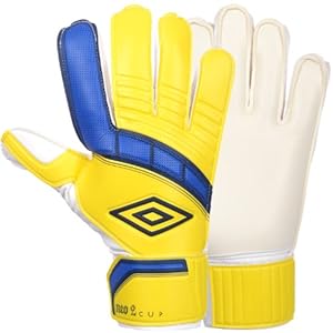 Umbro Neo Cup Mens Soccer Goalkeeper Gloves - Yellow - 10