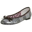 Beverly Feldman Women's Dakota Flat,Bronze Satin,7 M