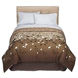 Review Lawrence Home Fashions  / Twilight Brown Comforter King