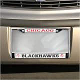Chicago Blackhawks Chrome License Plate Frame