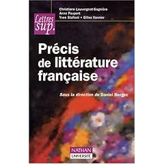 Pr�cis de litt�rature fran�aise