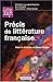 Précis de littérature française Précis de littérature française