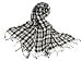 UBI Women's Plaid Plush Square Scarf