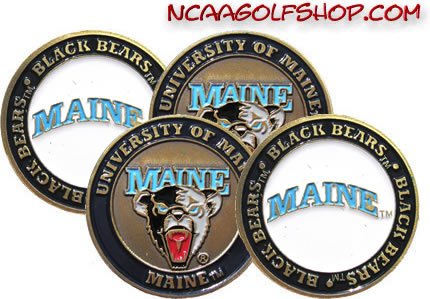 Maine Black Bears Golf Ball Markers