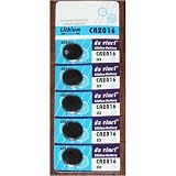 DaVinci CR2016 Lithium 3-Volt Coin Cell Batteries, 5-pack (3V battery for Watch, Calculator, Remote, Camera, Video Games & Portable Electronics)