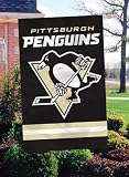 Party Animal Pittsburgh Penguins Weather Resistant Embroidered Banner Flag