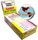CANDY BUTTONS by Necco twenty four 2-strip packs (48 strips)